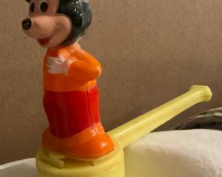 Vintage Walt Disney Mickey Mouse Blowing blower pipe toy Hong Kong.  Est. Value $26.00 Sale price: $15.00