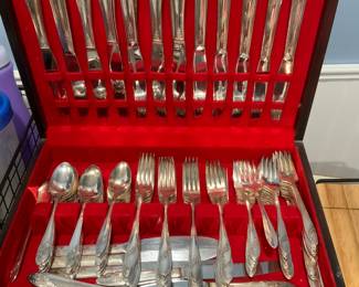 Tudor Plate Oneida Community Silver-Plated Silverware Set.  Valued at $200.00 Sale Price: $100.00 obo