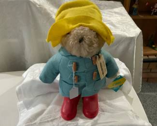 Vintage “Paddington” with certificate and original tags.  Eden toys 1975.  (Value $180). $75.00 