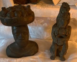 Jamaican artwork, hand carved and signed by artist.  Valued at $200.00 Sale Price: $125.00