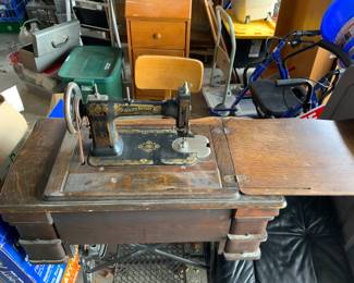 White Rotary sewing machine (different angle)