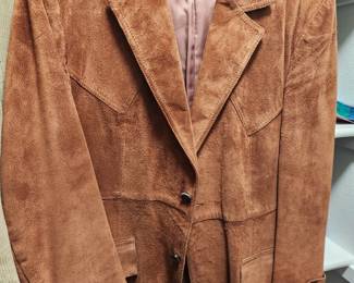 Men's Vintage  Suede Jacket. Nice! 
