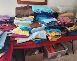 Yes, these are fabrics. Lots of fabrics. 