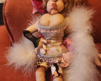 A 'naughty' lady...!