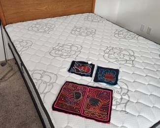 Double Bed with Headboard. 