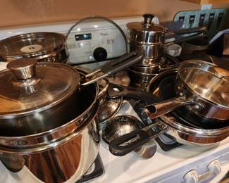 Lots of Pots and Pans. 