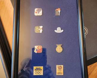 Olympic Game Pins. 