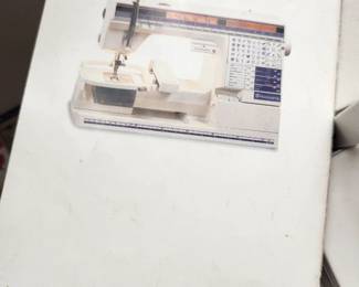 Viking Husqvarna Sewing Machine/Sweden with Emproidery Attachments. 