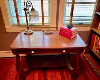 015: Vintage Library Desk Vignette