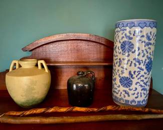 042: Crockery & Walking Sticks