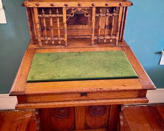 007: Victorian Captain’s Davenport Desk