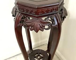 Rosewood Plant Stand