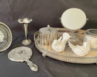 Silver Colored Bathroom