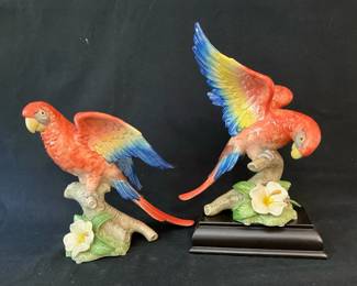 Fitz Floyd Tropical Macaws