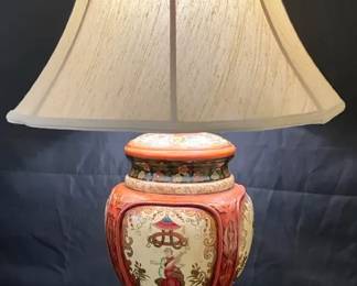 HandPainted Asian Style Lamp