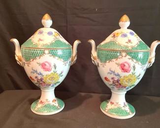 Elios Hand Painted Urns