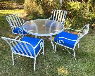 Glass Top Table And Chairs