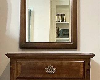Side Table And Mirror