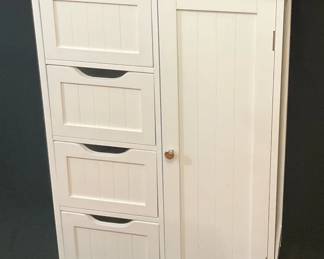 White Storage Dresser