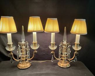 Pair of Boudoir Chandeliers
