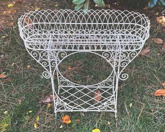 Wirework Plant Stand