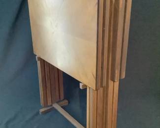 Wooden Tray Set