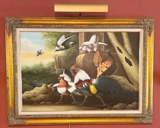 Framed Oil Painting By G. Segal