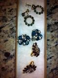 Crown Trifari Earrings (low set)