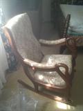 Upholstered rocker