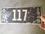 GUAM license plate 1949