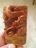Chinese dragon in marble
