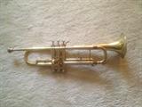 Conn trumpet with inlaid mother of pearl taps
