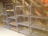 Metal shelving