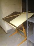 Drafting table and portable art board
