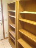 Oak shelving
