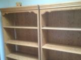 Contemporary oak shelves