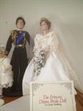 Princess Diana and Prince Charles dolls, Danbury Mint