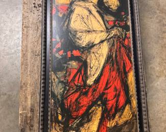 Vintage Turner Matador Painting - a Turner print was found in every Mid-Century Home in America at one time.