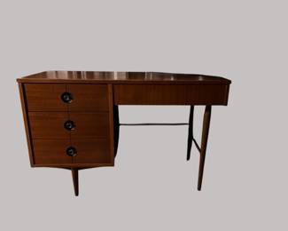 Mid Century Wood Desk with great drawer details.