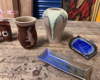 Various vintage pottery
