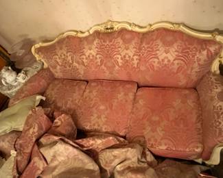 Part of three piece set - this plus 2 chairs. Solid wood, Italian style