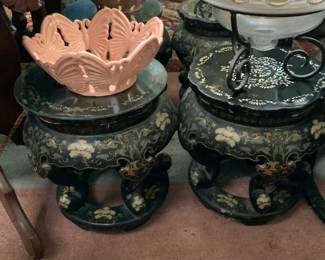 Japanese carved tables 