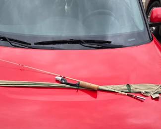 Action Rod Model 341-4' in original Cloth bag with tag