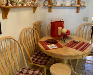 Kitchen table with four chairs