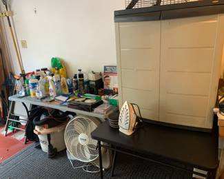 Half size Rubbermaid, style, garage, organizer, iron, shop, vac, etc.