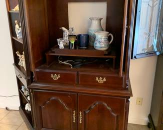 TV cabinet and decor