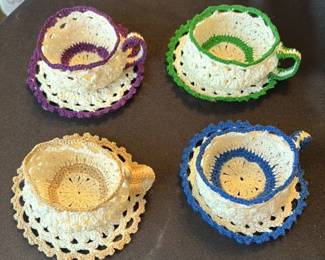 Hand Crocheted Cup Coasters