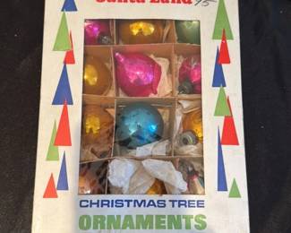 Vintage Christmas Ornaments Set