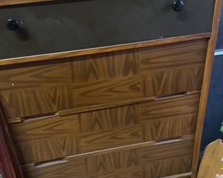 Mid Century Modern Walnut Dresser