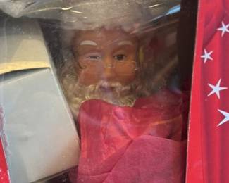 Dancing Santa and Mrs. Claus Couple